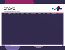 Tablet Screenshot of anova-dc.com